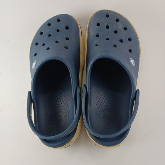Crocs Old School Retro Style Blue Unisex Shoe. Woman's 7/Men's 6. FITS SMALLER. - Picture 4 of 8